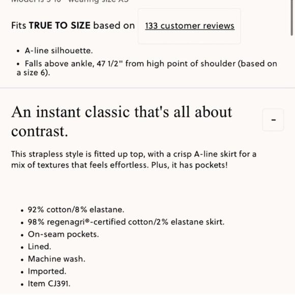 J.Crew Strapless colorblock mixy dress - Picture 3 of 7